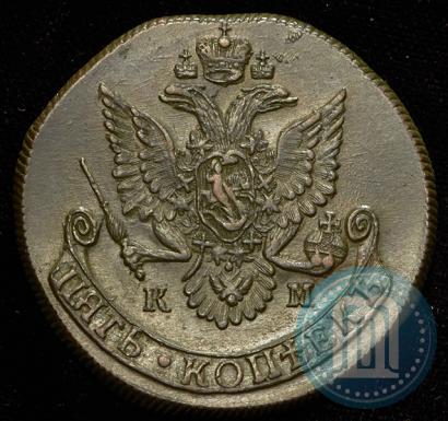 Фото 5 копеек 1783 года КМ 