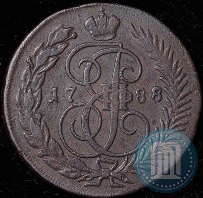 Picture 2 kopecks 1788 year ТМ 