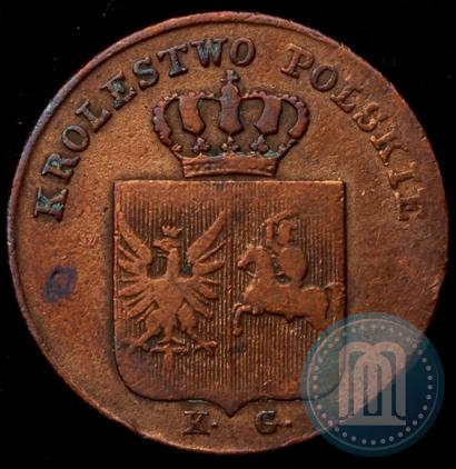 Фото 3 гроша 1831 года KG "Польское восстание"