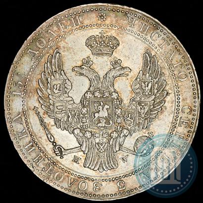Picture 3/4 roubles - 5 złotych 1836 year MW 