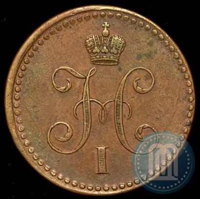 Picture 1 kopeck 1843 year ЕМ 