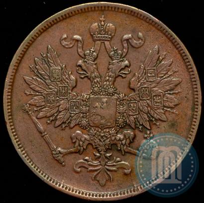 Фото 2 копейки 1861 года ВМ 