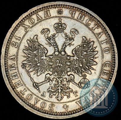 Фото 1 рубль 1885 года СПБ-АГ 