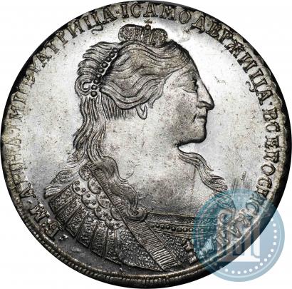 Фото 1 рубль 1735 года  