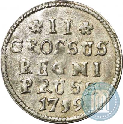 Picture 2 grosze 1759 year  