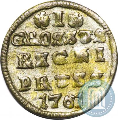 Фото 1 грош 1761 года  