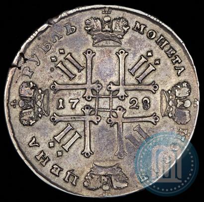 Picture 1 rouble 1728 year  "Type of 1728"