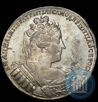 Фото 1 рубль 1733 года  