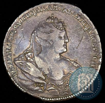 Фото Полтина 1737 года  "Московский тип"