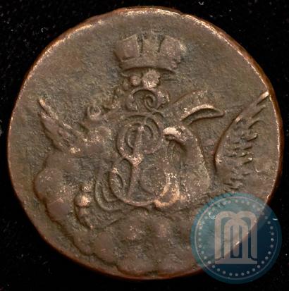 Picture 1 kopeck 1757 year  