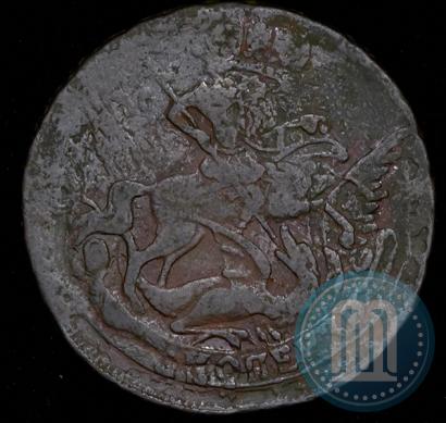 Picture 2 kopecks 1758 year  "Nominal under St. George"