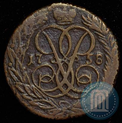 Фото Денга 1758 года  