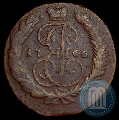 Фото 2 копейки 1766 года СПМ 