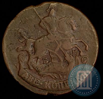 Picture 2 kopecks 1770 year ЕМ 