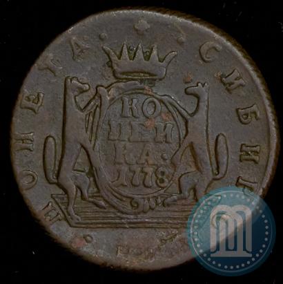 Фото 1 копейка 1778 года КМ 