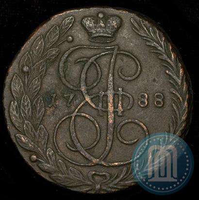 Picture 5 kopecks 1788 year ЕМ 