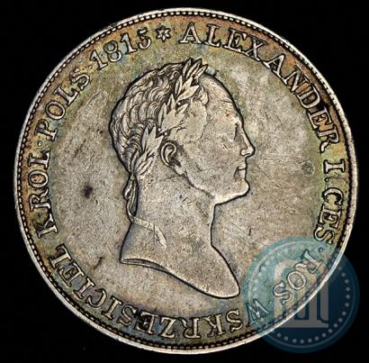 Фото 5 злотых 1832 года KG 