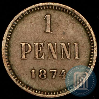 Picture 1 penni 1874 year  