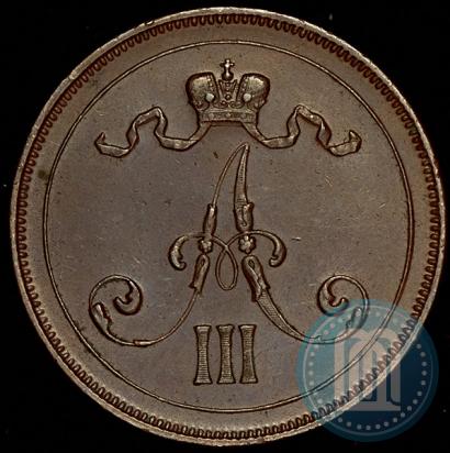 Picture 10 pennia 1891 year  