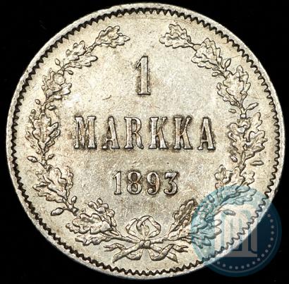 Picture 1 markka 1893 year L 