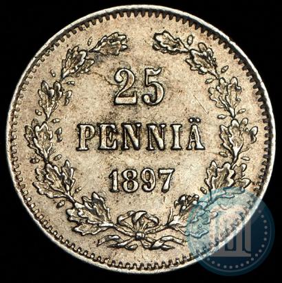 Picture 25 pennia 1897 year L 