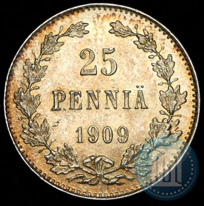 Фото 25 пенни 1909 года L 