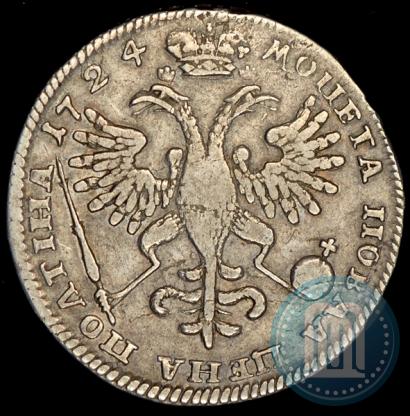 Picture Poltina 1724 year  "Portrait in ancient armour"