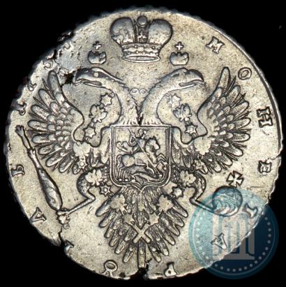 Picture 1 rouble 1733 year  