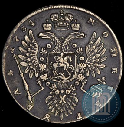 Фото 1 рубль 1734 года  "Тип 1735 года"