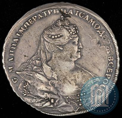 Picture 1 rouble 1737 year  "Portrait by Gedlinger"