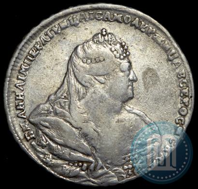 Picture 1 rouble 1738 year  "Moscow type"