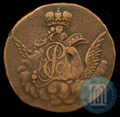 Фото 1 копейка 1755 года ММД 