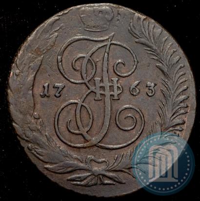 Фото 5 копеек 1763 года ЕМ 
