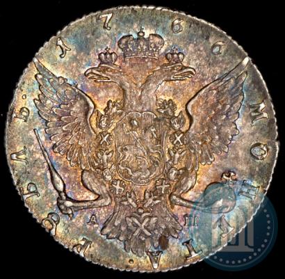 Picture 1 rouble 1766 year СПБ-АШ 