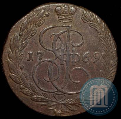 Picture 5 kopecks 1769 year ЕМ 