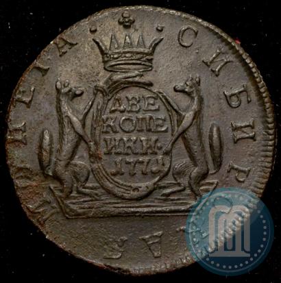 Picture 2 kopecks 1771 year КМ 