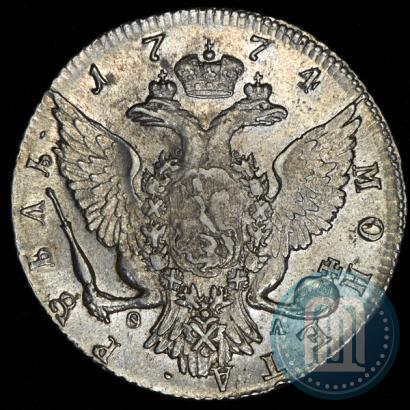 Picture 1 rouble 1774 year СПБ-ФЛ 