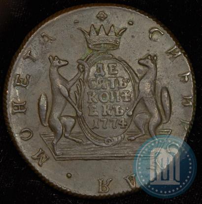 Picture 10 kopecks 1774 year КМ 