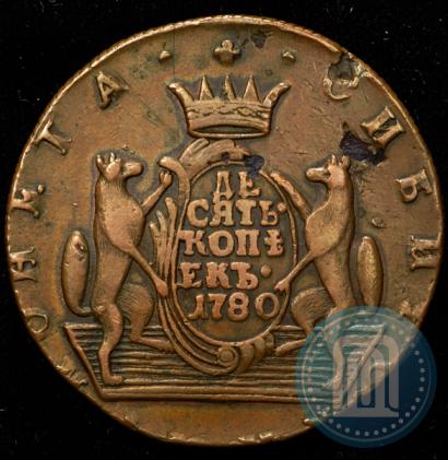Picture 10 kopecks 1780 year КМ 