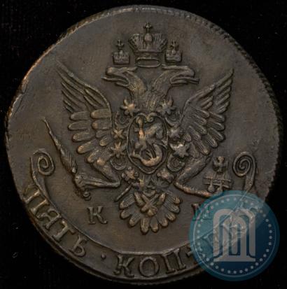 Picture 5 kopecks 1785 year КМ 