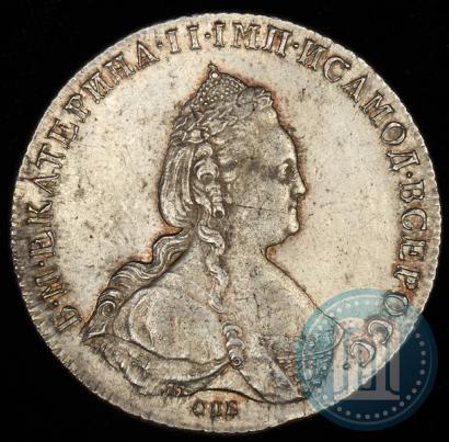 Фото 1 рубль 1786 года СПБ-ЯА 