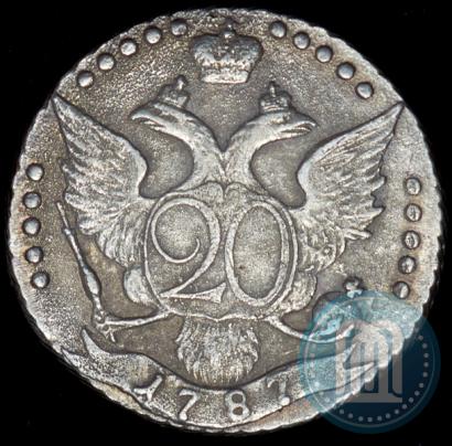 Picture 20 kopecks 1787 year СПБ 