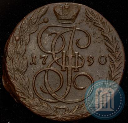 Фото 5 копеек 1790 года ЕМ 