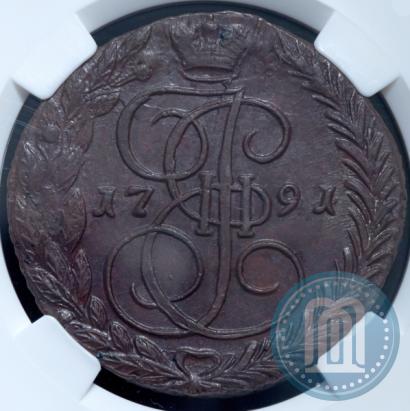 Picture 5 kopecks 1791 year ЕМ 