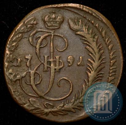 Фото Денга 1791 года КМ 
