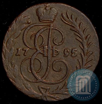 Picture 1 kopeck 1795 year  