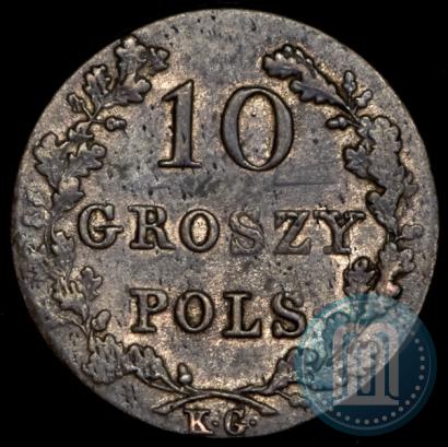 Picture 10 groszy 1831 year KG "Polish uprising"