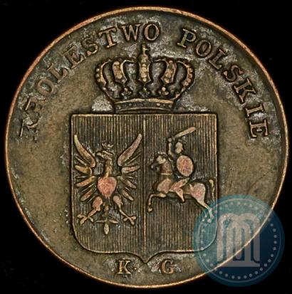 Picture 3 grosze 1831 year KG "Polish uprising"