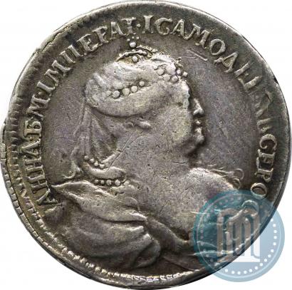 Фото Жетон 1740 года  "В память кончины Императрицы Анны"