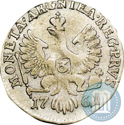 Фото 3 гроша 1761 года  